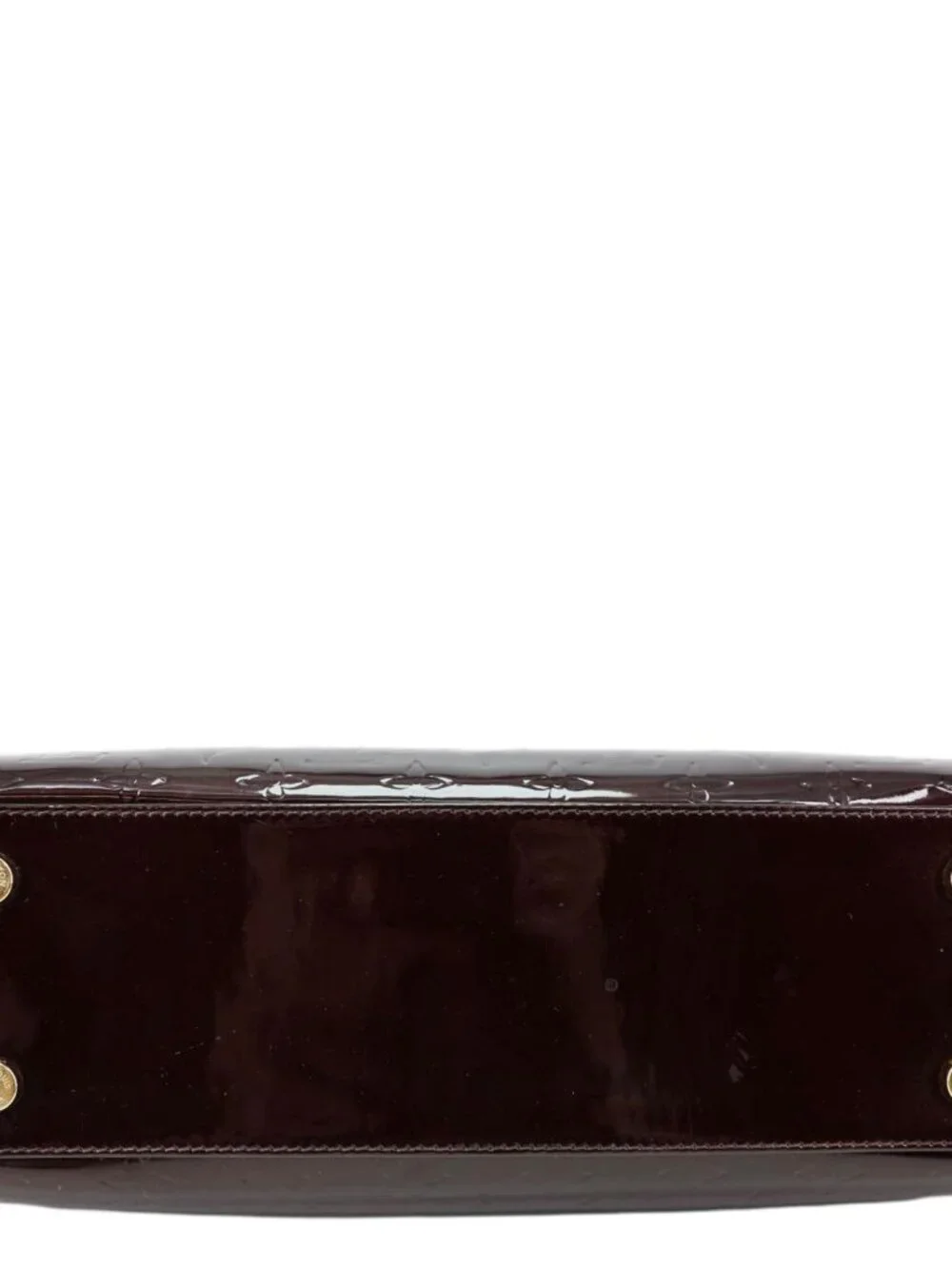 Louis Vuitton  Brea MM Monogram Vernis Satchel Bag Amarante